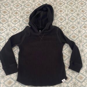 Black Hooded Sweater
